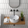 Madison Avenue White Round Vessel Sink