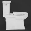 Castlefield - TL-1224HCA-EW Silo Side View 2 PC Toilet