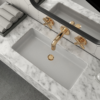 Melrose Rectangular Undermount Sink 14-041A-W Room Scene